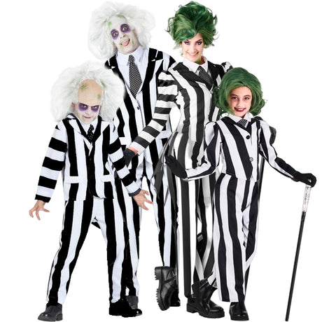 Disfraces Beetlejuice para grupos y familias