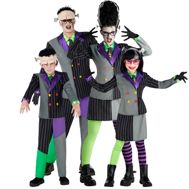 Disfraces Frankenstein Zombies para grupos y familias