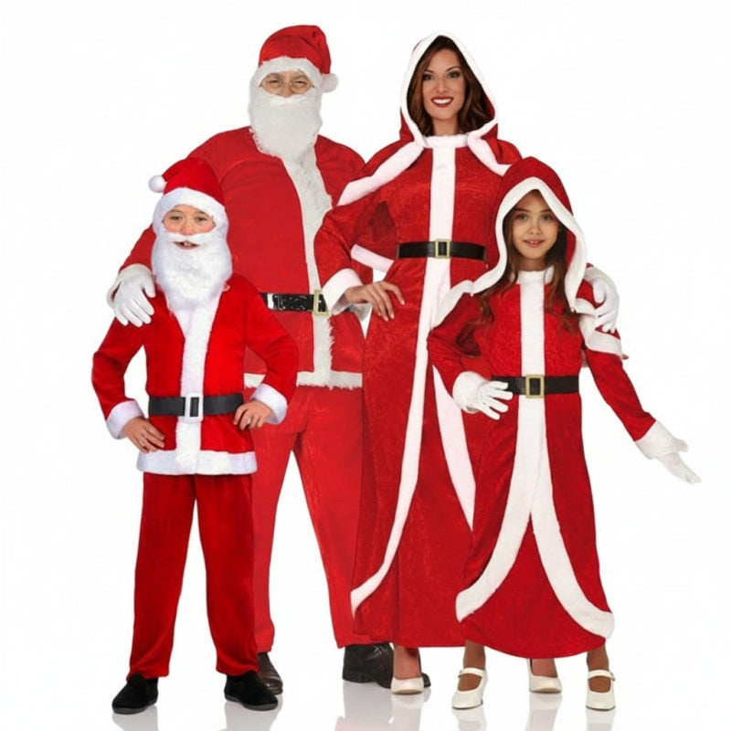 Gruppe Weihnachtsmann Nordpol