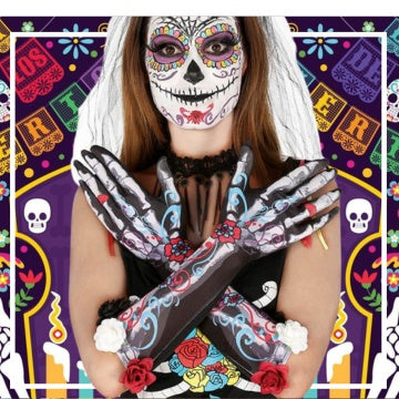 Skelett Handschuhe