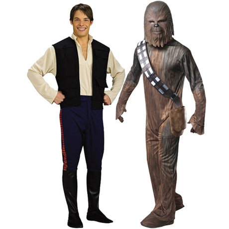Pareja Chewbacca y Han Solo