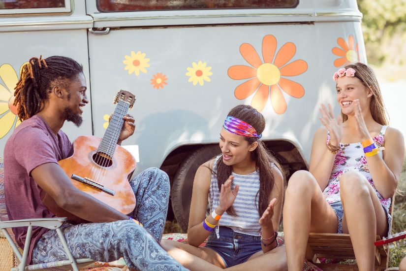 como organizar una fiesta hippie
