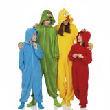 Gruppe von Sesamstraße Kigurumi