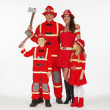 Gruppe von Rote Feuerwehrmänner