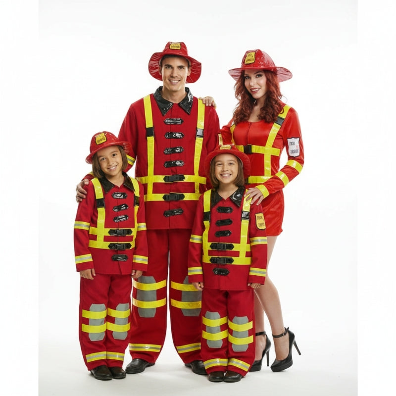 Gruppe von Feuerwehrleute