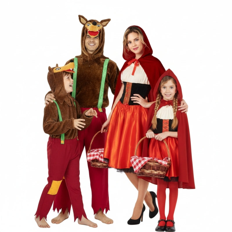 Gruppe von Märchen Rotkäppchen Deluxe
