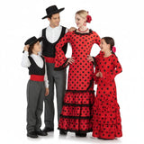 Gruppe von Rote Cordobeses und Sevillanas