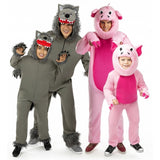 Gruppe von Märchen Die drei kleinen Schweinchen