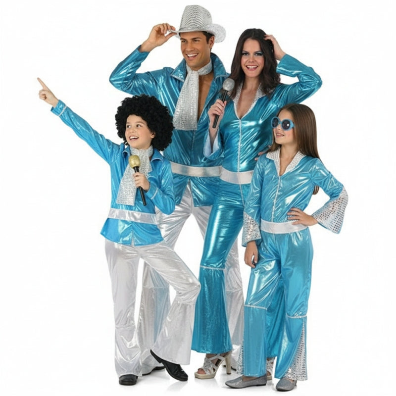 Gruppe von Blaue Scheiben