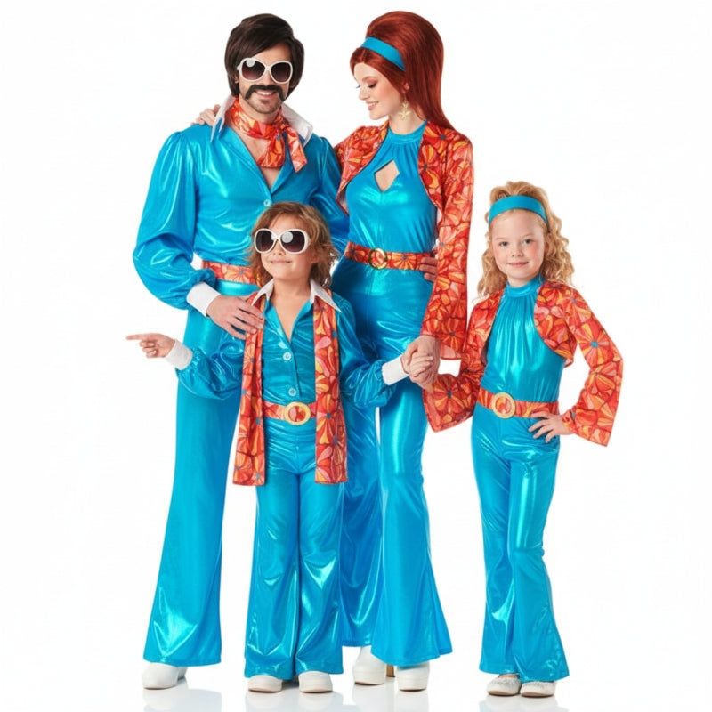 Gruppe von Blaue Disco der 70er Jahre