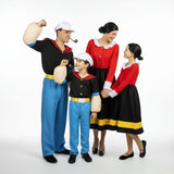 Gruppe von Popeye und Olivia Zeichentrickfiguren