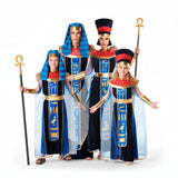 Gruppe von Ägypter aus blauem Samt