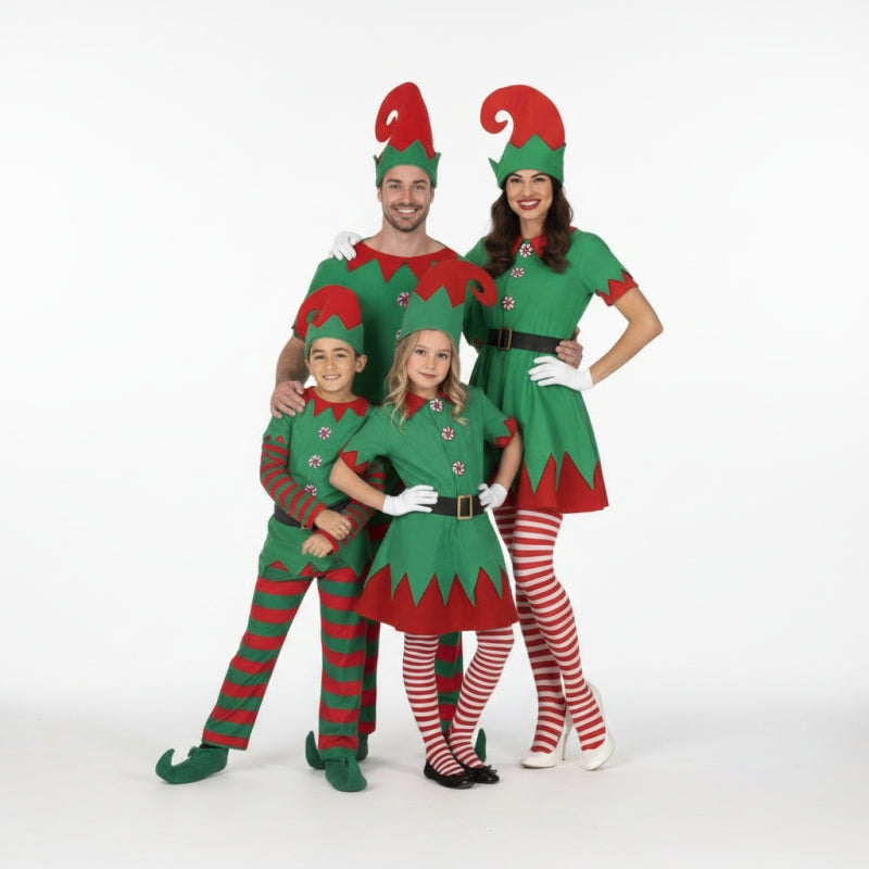 Gruppe von Weihnachtsmann Elfen