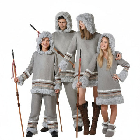 Gruppe von Alaska-Eskimos