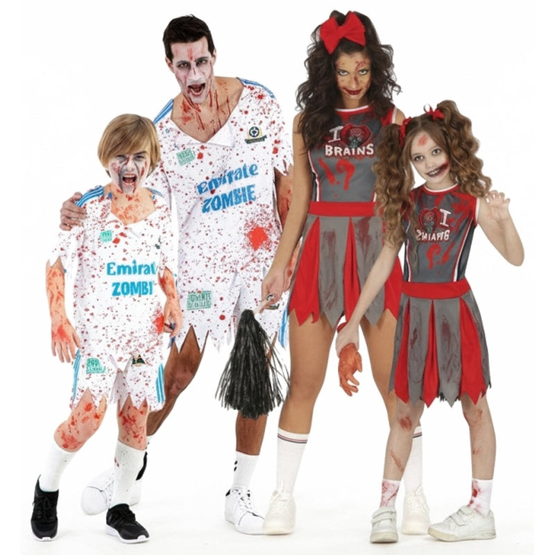 Gruppe von Zombie-Fußball