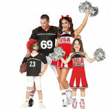 Gruppe von Rugbyspieler - Cheerleader