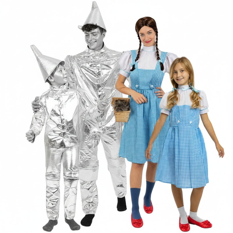Gruppe von Blechmann und Dorothy Gale aus Der Zauberer von Oz