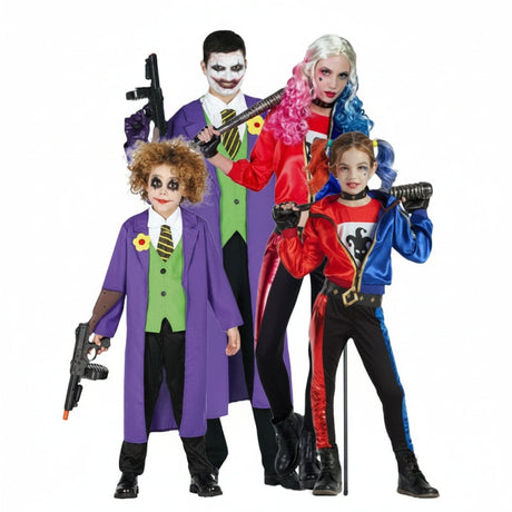 Gruppe von Joker und Harley Quinn Suicide Squad