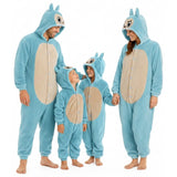 Gruppe von Labubu Blau