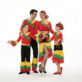 Gruppe von Mehrfarbige Rumba