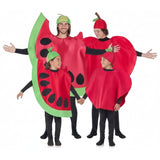 Gruppe von Wassermelonen und Äpfel