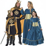 Gruppe von Mittelalterliche Könige und Burgfräulein