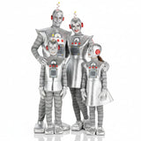Gruppe von Silberne Roboter