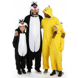 Gruppe von Silvester und Tweety aus Looney Tunes
