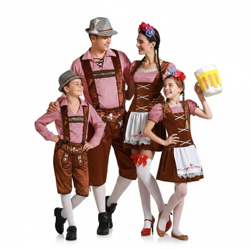 Gruppe von Deutsche Oktoberfest-Bajuwaren