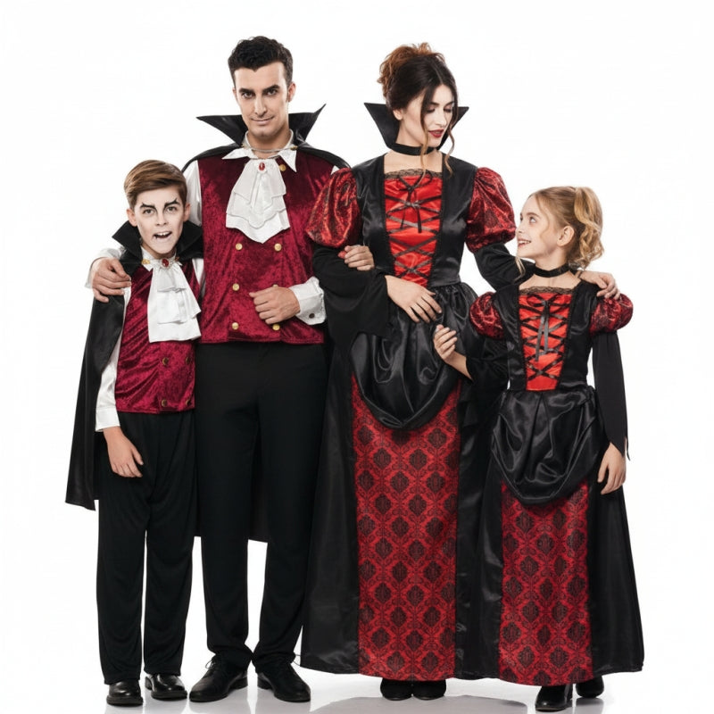 Gruppe von Elegante Vampire