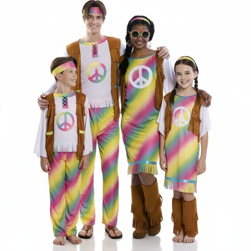 Gruppe von Hippies
