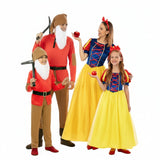Gruppe von Zwergen (Hi-Ho) und Schneewittchen