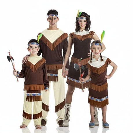 Gruppe von Tahoe-Indianer
