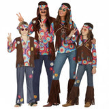 Gruppe von Woodstock-Hippies