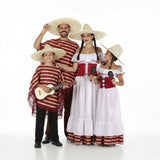 Gruppe von Mexikaner in Streifen