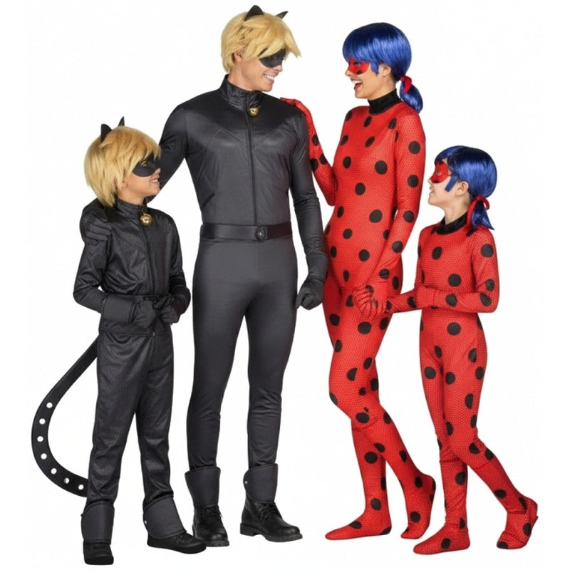 Gruppe von Marienkäfer Katze Noir