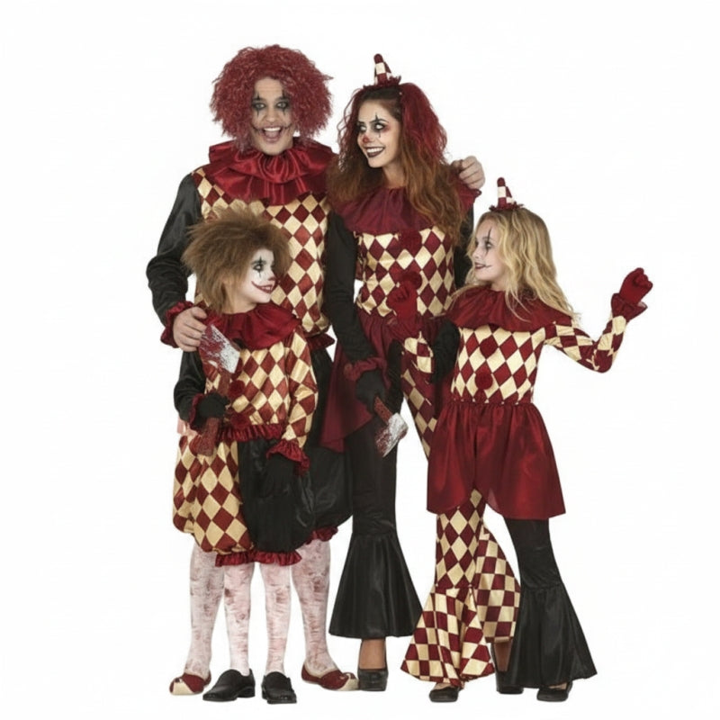 Gruppe von Gruselige Clowns