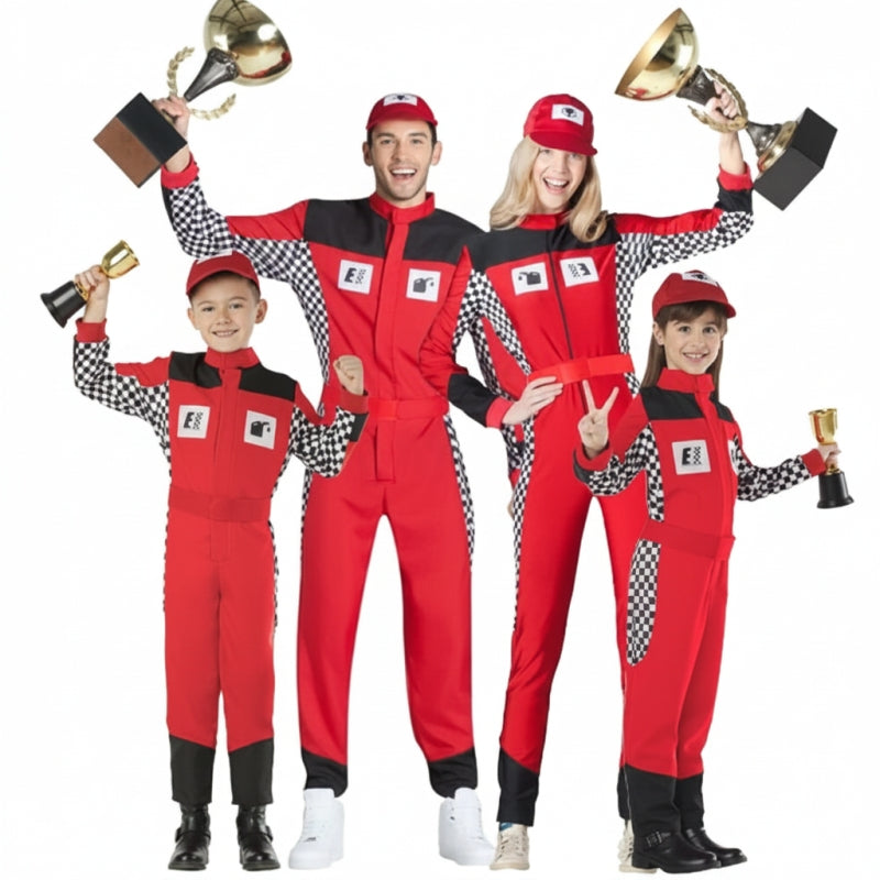 Gruppe von Rennwagen-Piloten
