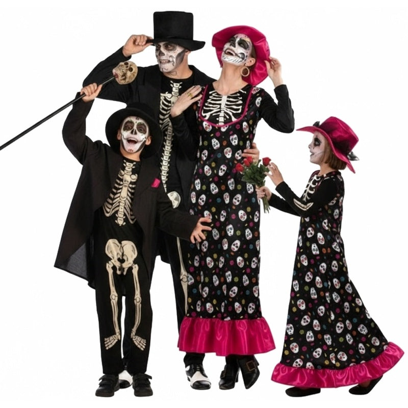 Gruppe von Catrina-Skelette