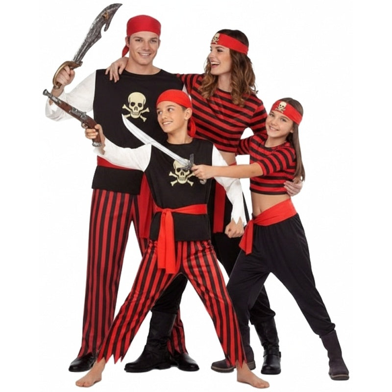 Gruppe von Schatz-Piraten