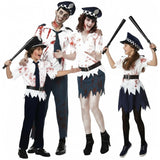 Gruppe von Zombie-Polizisten