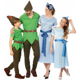 Gruppe von Peter Pan und Wendy