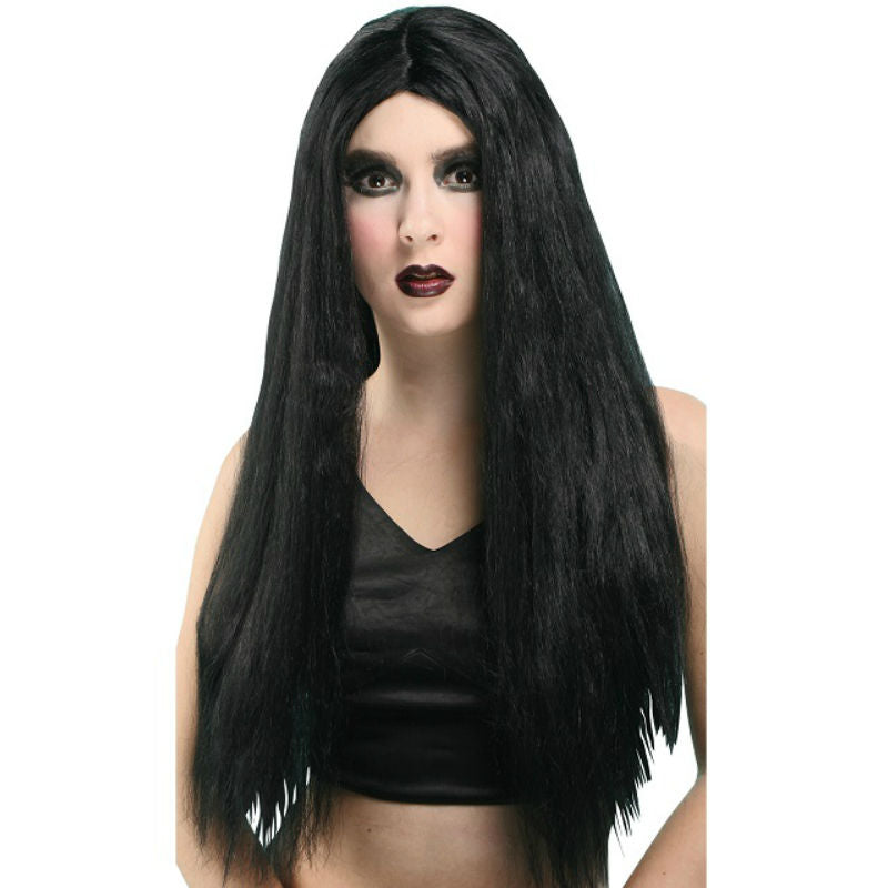 Boland Hexenperücke Swamp – Schwarz/grün, Lange Locken, Perfekt Für Halloween & Kostümpartys