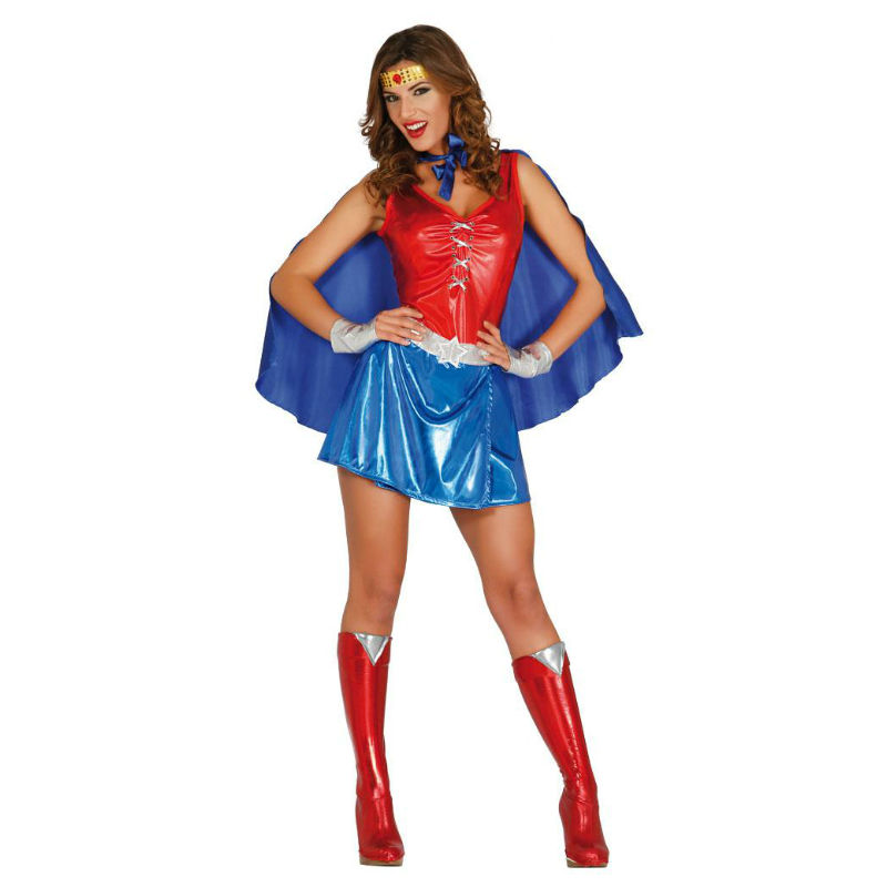 Rubie's DC Justice League Wonder Woman Erwachsenen-Kostüm – Inkl. Kleid & Umhang, Größe S
