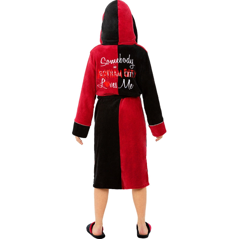 Bata de Harley Quinn para adulto 
 Espalda