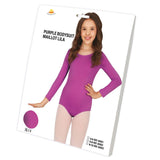 Disfraz de Body Lila Manga Larga para niña Packaging