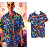 Camisa Psicodélica Setas para hombre