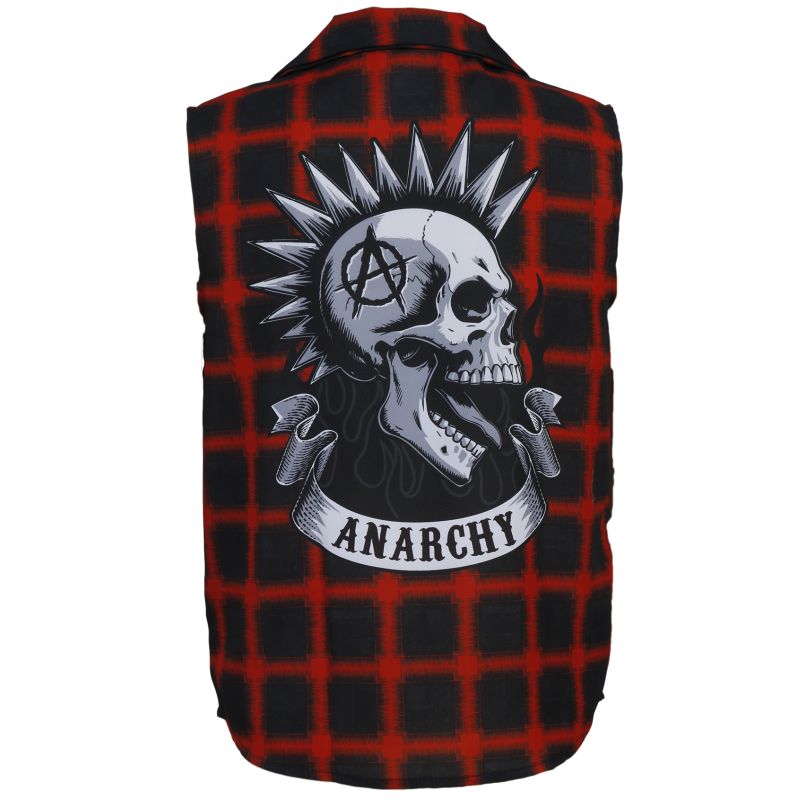 Camisa Punk para hombre Espalda