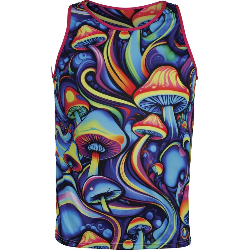 Camiseta Tirantes Psicodélica Setas para hombre Bis