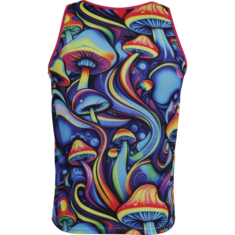 Camiseta Tirantes Psicodélica Setas para hombre  Espalda